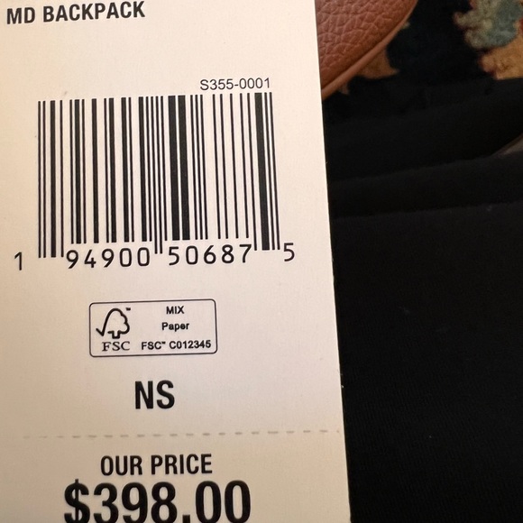 Michael Kors Adina Md signature backpack/wallet options brown signature - Picture 12 of 13